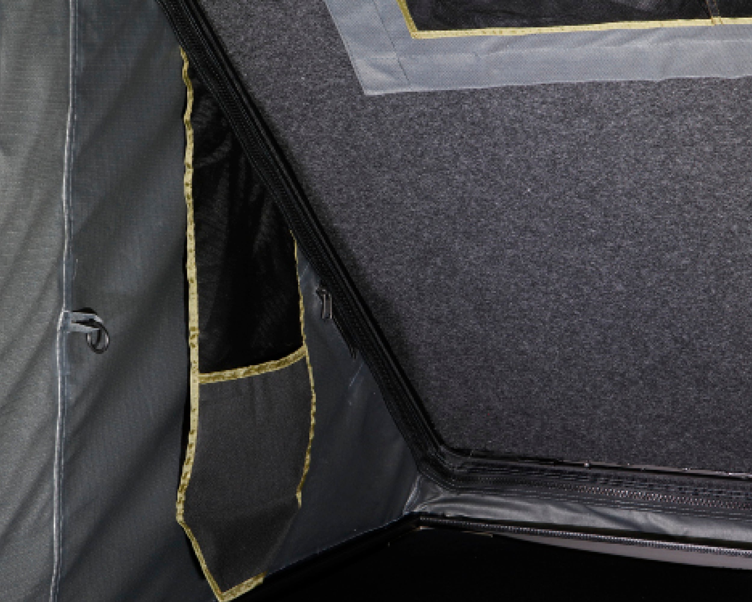 HD Mamba III - Clam Shell Aluminum Rooftop Tent Grey Body & Grey Rainfly (Sleeps 2-3)