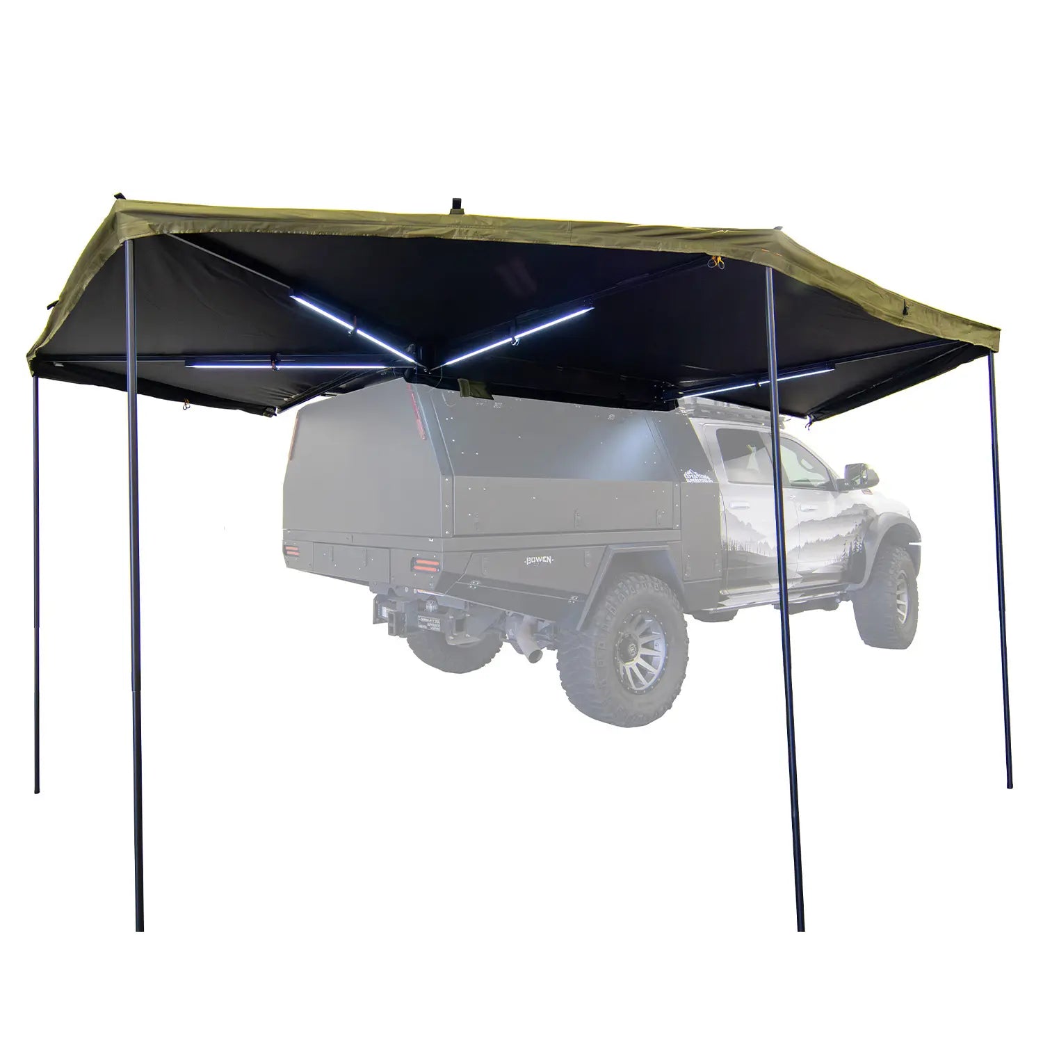 23ZERO Peregrine PRO 6 Arm 270 Degree Vehicle Awning – Right (Passenger Side)