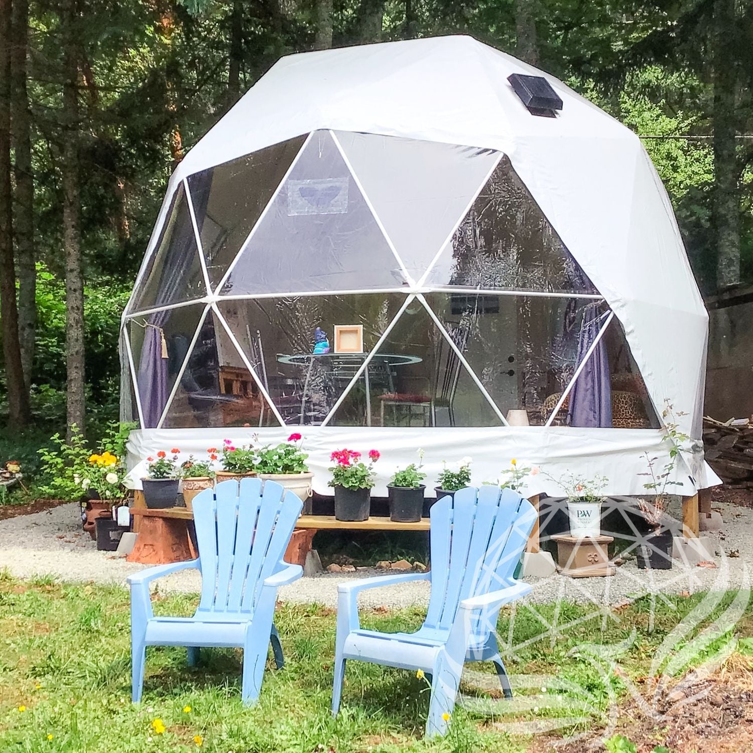 16ft / 5m / 210 sqft All Season Glamping Dome