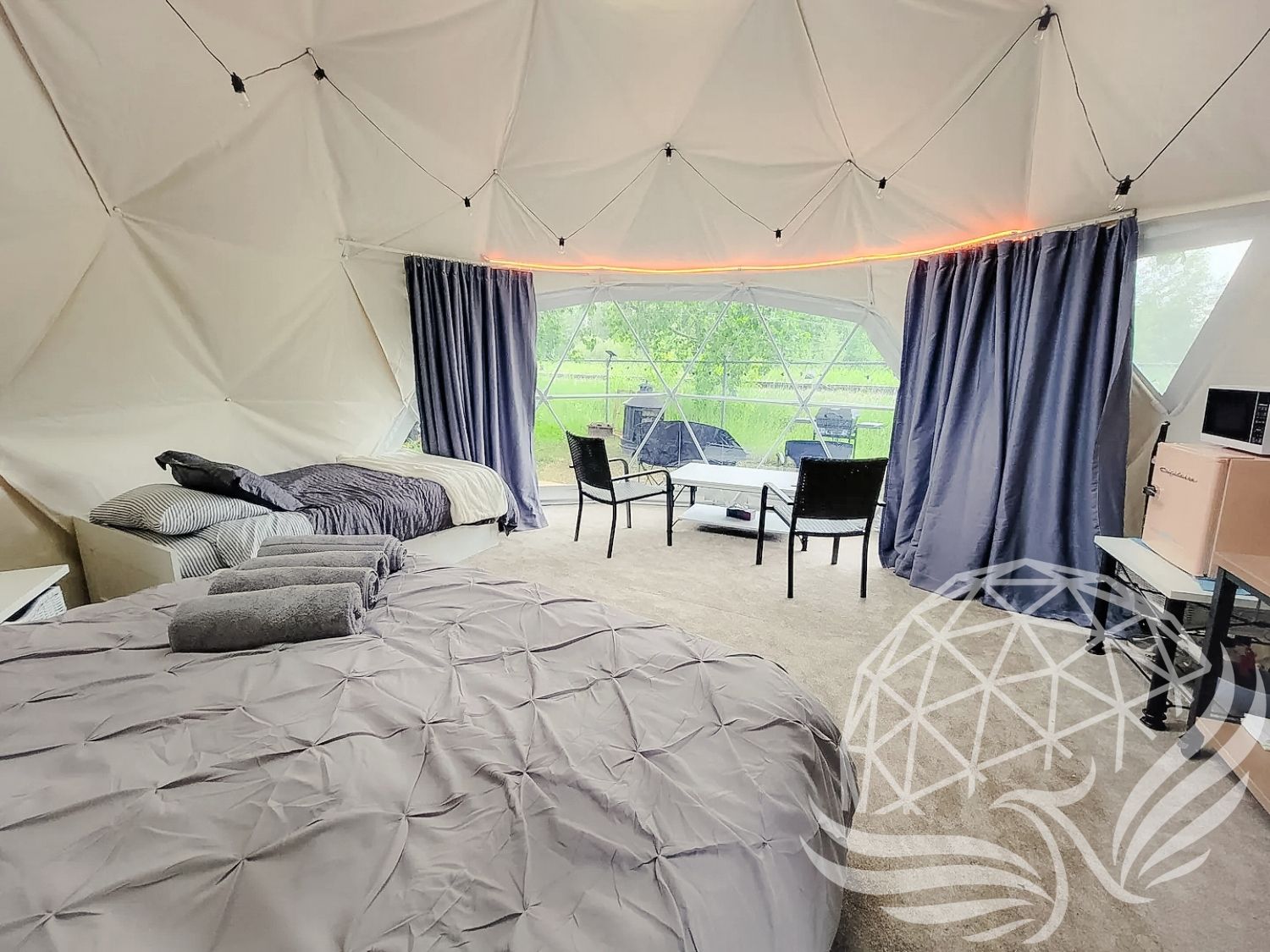 16ft / 5m / 210 sqft All Season Glamping Dome