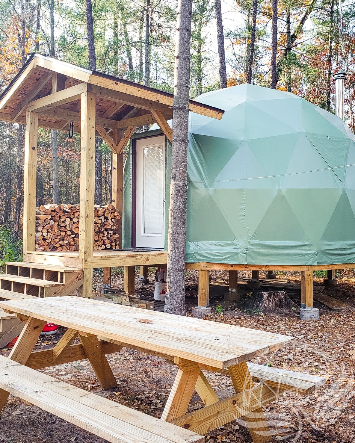 20ft / 6m / 290sqft All Season Glamping Dome