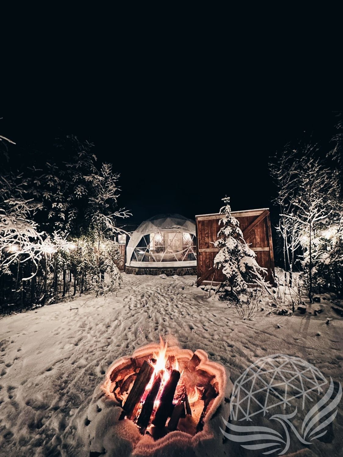 20ft / 6m / 290sqft All Season Glamping Dome