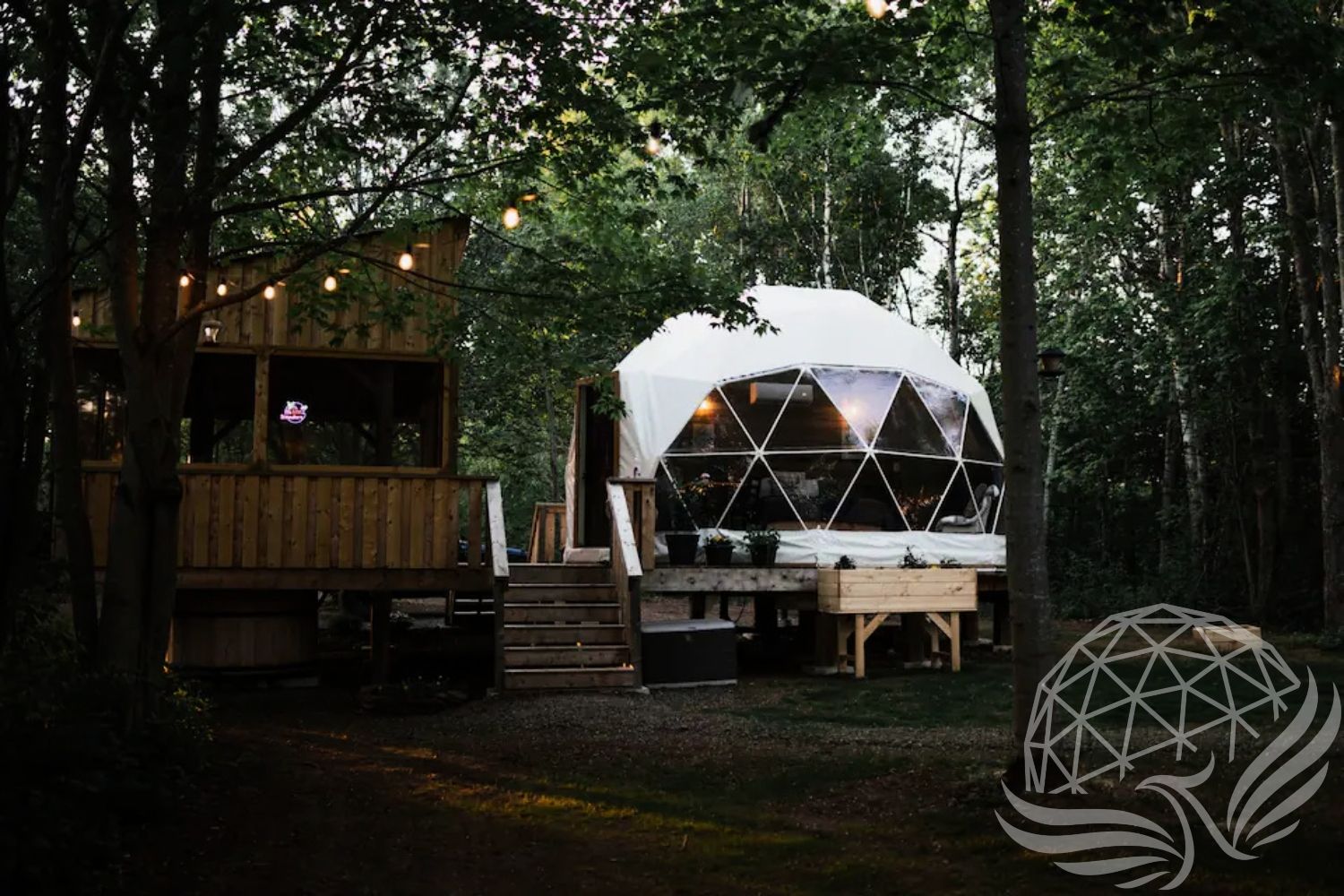 20ft / 6m / 290sqft All Season Glamping Dome