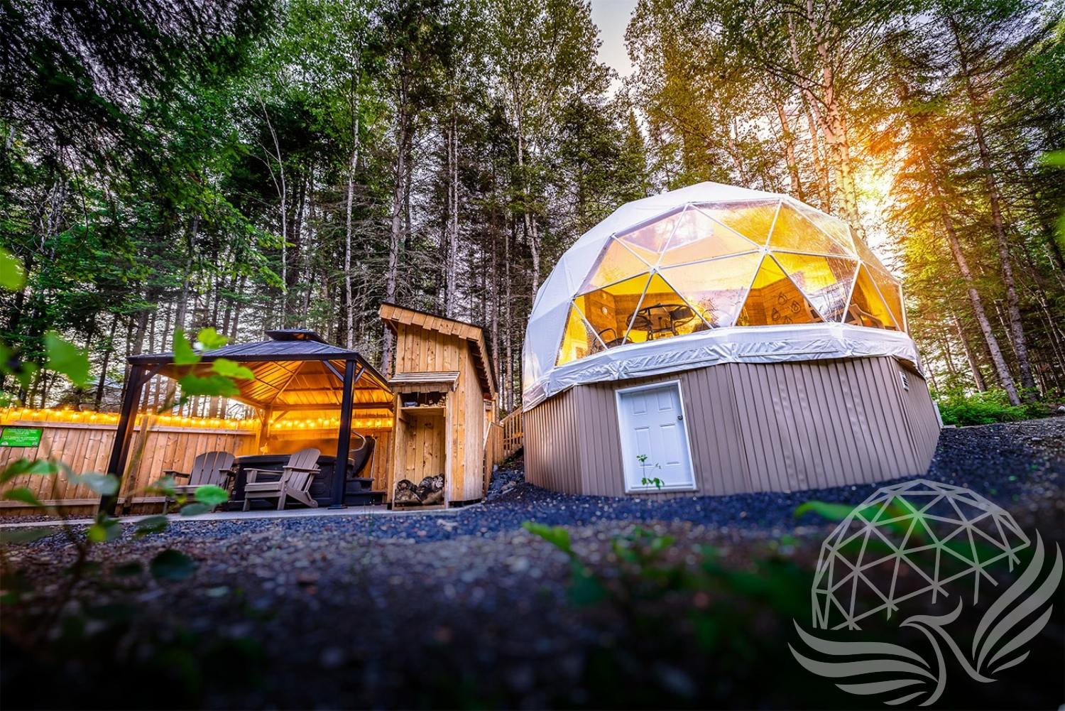 20ft / 6m / 290sqft All Season Glamping Dome