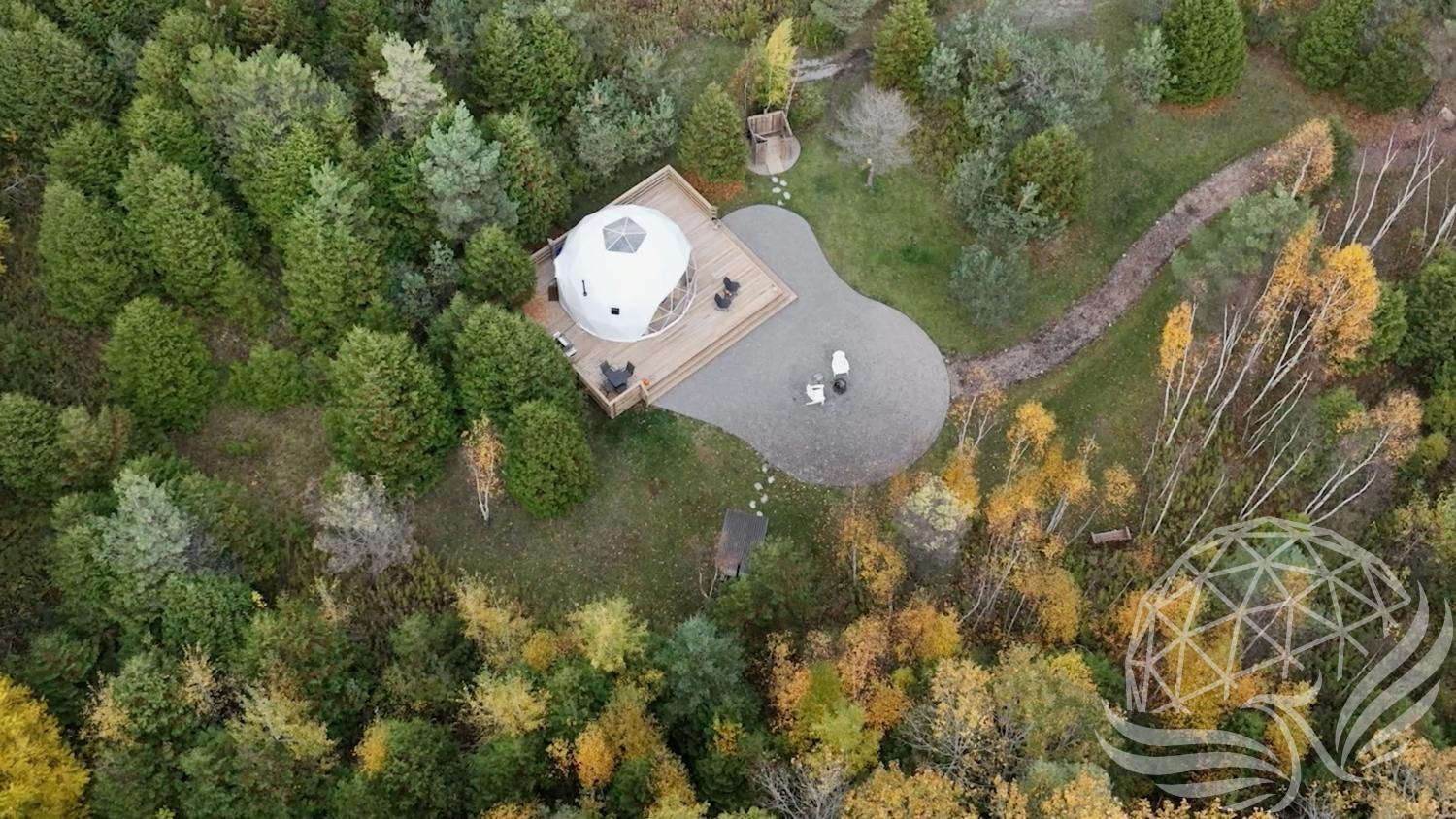 23 ft / 7m / 400 sqft All Season Glamping Dome