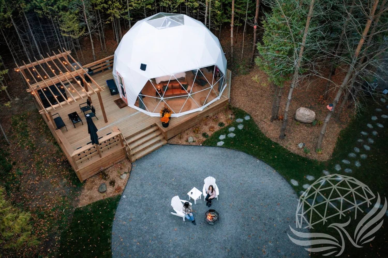 26ft / 8m / 520 sqft All Season Glamping Dome