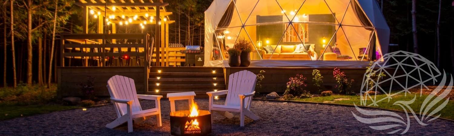 26ft / 8m / 520 sqft All Season Glamping Dome