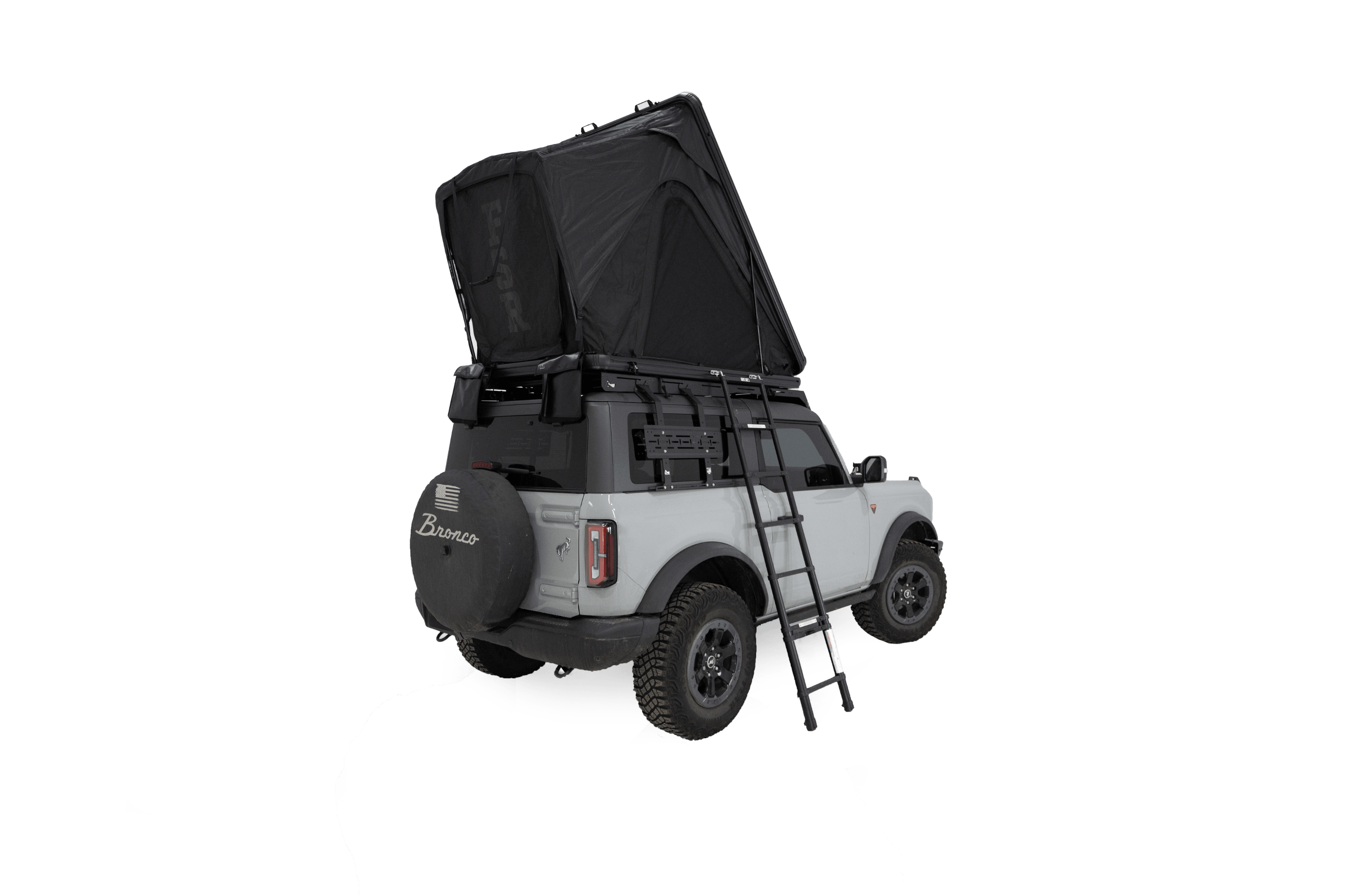 Aspen Lite Standard – Lightweight Hard Shell Rooftop Tent (Sleeps 1–2, Ideal for Campers Under 6′ Tall)
