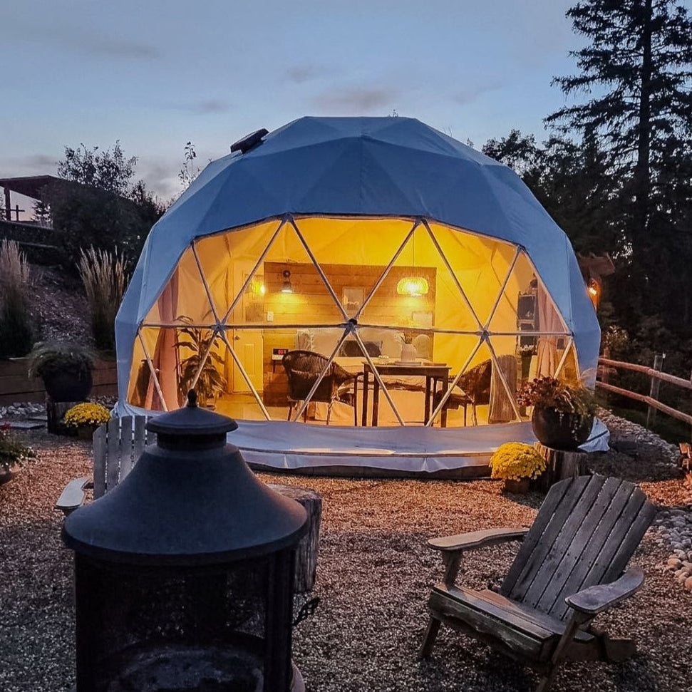 20ft / 6m / 290sqft All Season Glamping Dome