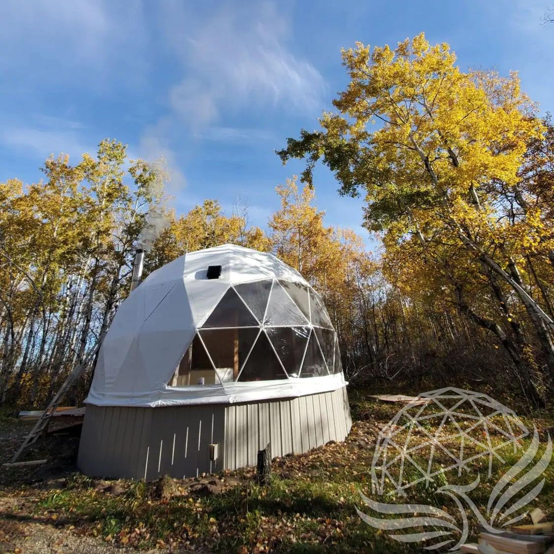 23 ft / 7m / 400 sqft All Season Glamping Dome
