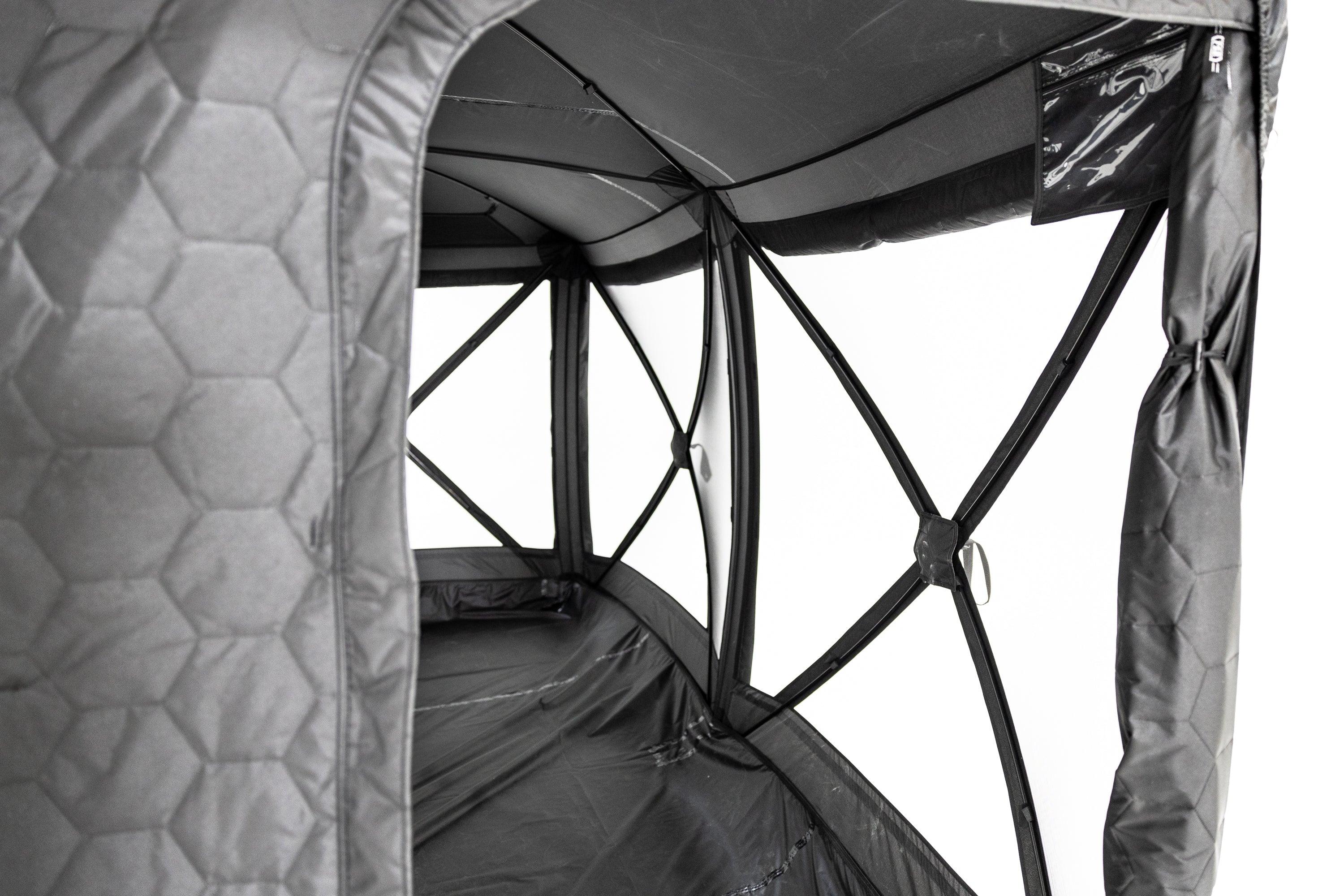 FreeSpirit Hub 4 Double Ground Tent (Sleeps 4-8 Campers)
