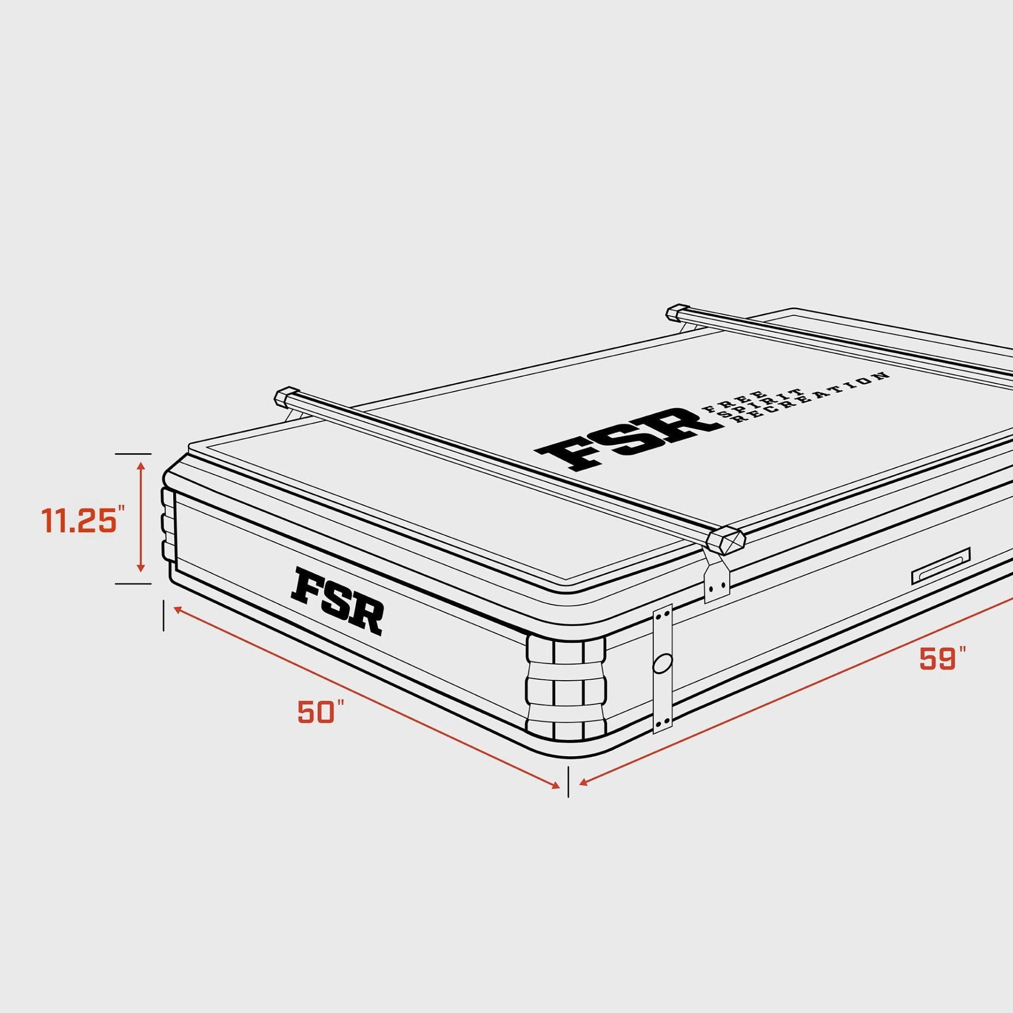 Kali - Hard Shell Rooftop Tent (Sleeps 2)