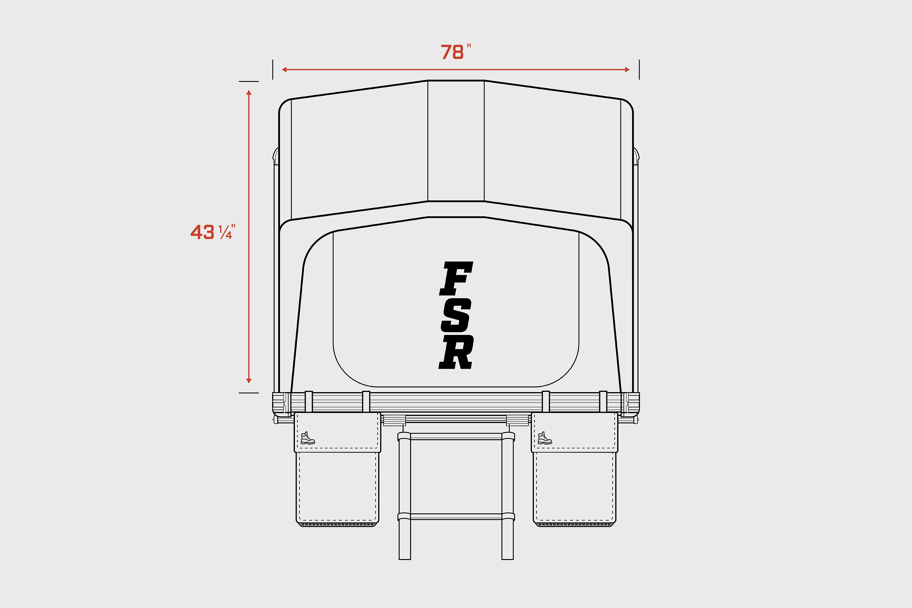 Nova King - Hybrid Foldout Rooftop Tent (Sleeps 3)