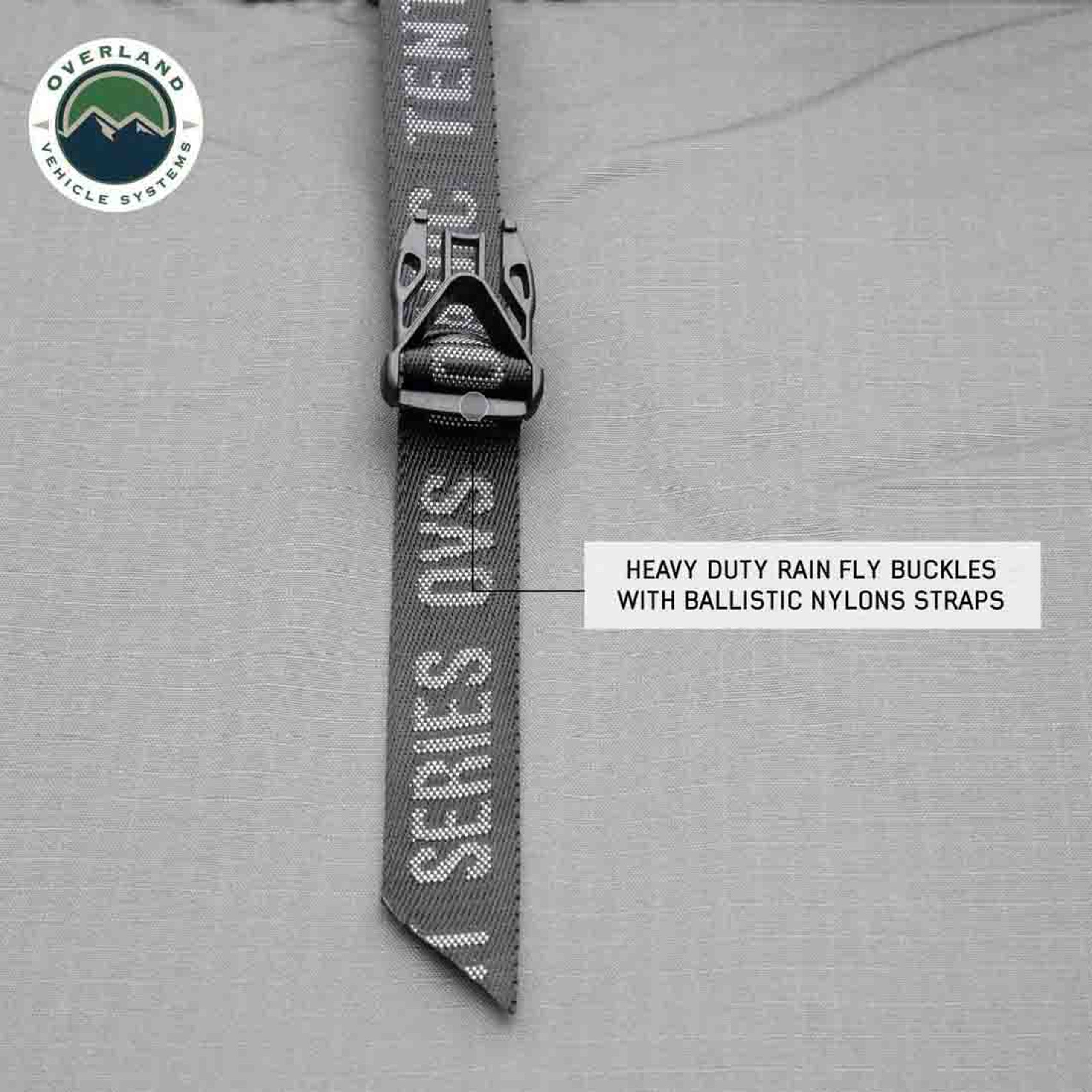 HD Nomadic 2 Extended - Soft Shell Rooftop Tent, Grey Body & Green Rainfly (Sleeps 2)