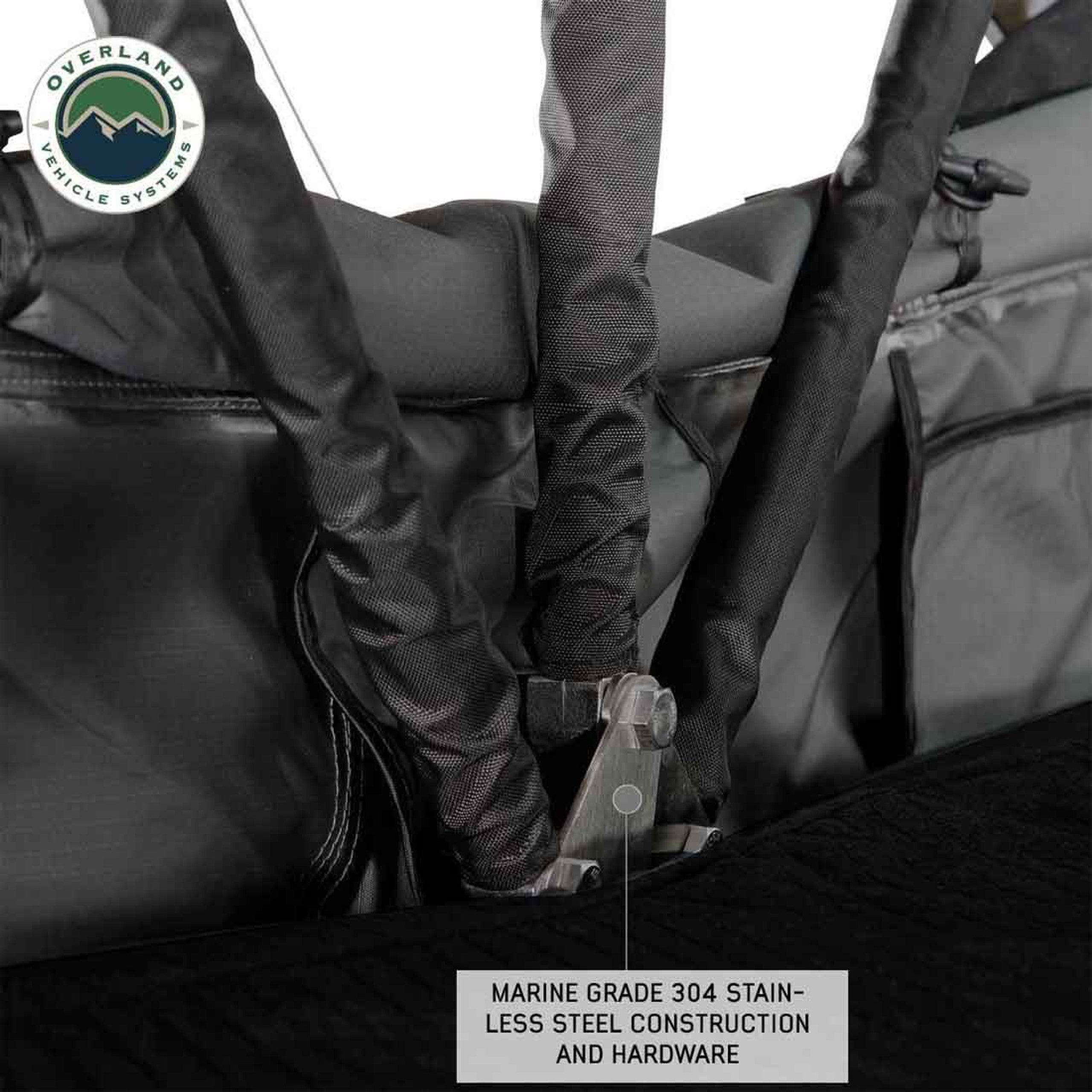 HD Nomadic 2 Standard - Soft Shell Rooftop Tent, Grey Body & Green Rainfly (Sleeps 2)