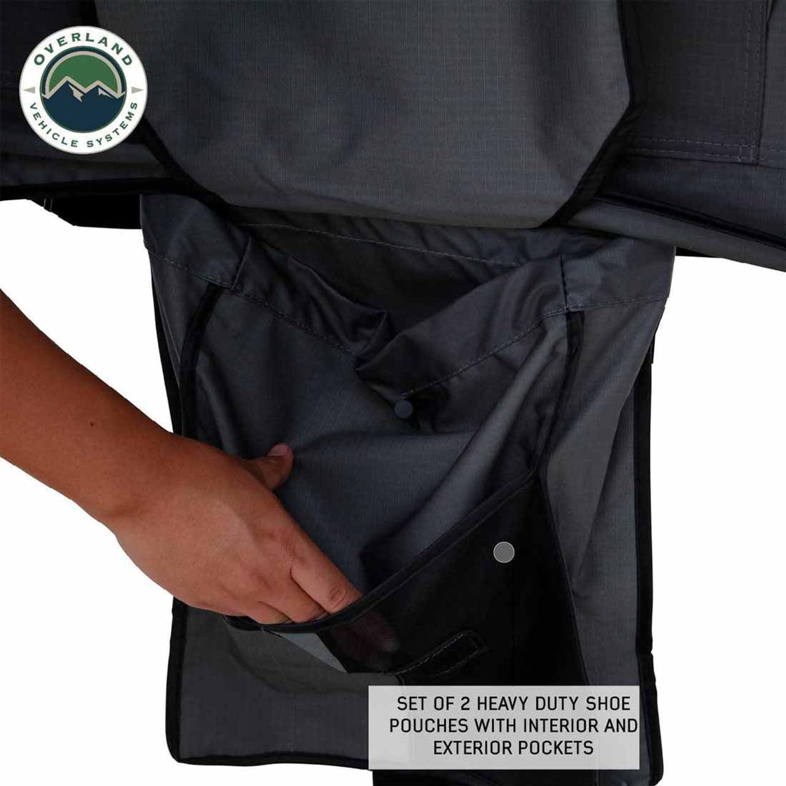 HD Nomadic 2 Standard - Soft Shell Rooftop Tent, Grey Body & Green Rainfly (Sleeps 2)