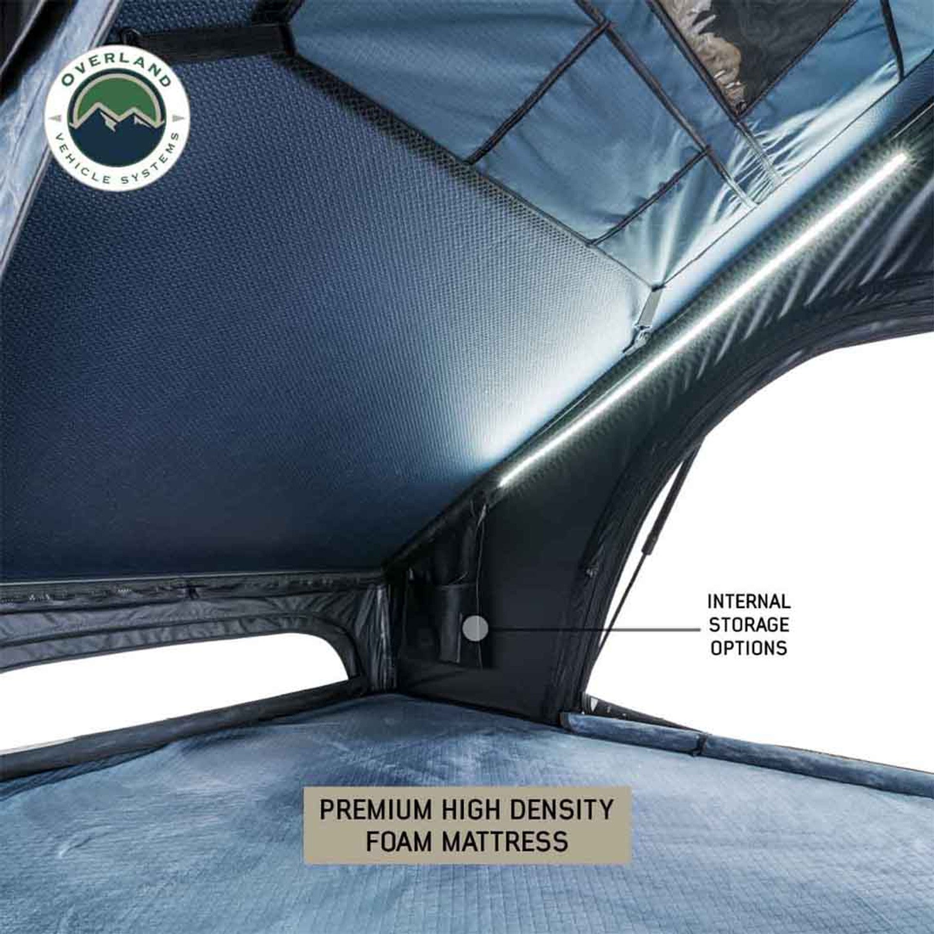 XD Lhotse - Clamshell Aluminum Rooftop Tent, 2 Person, Grey Body & Black Rainfly