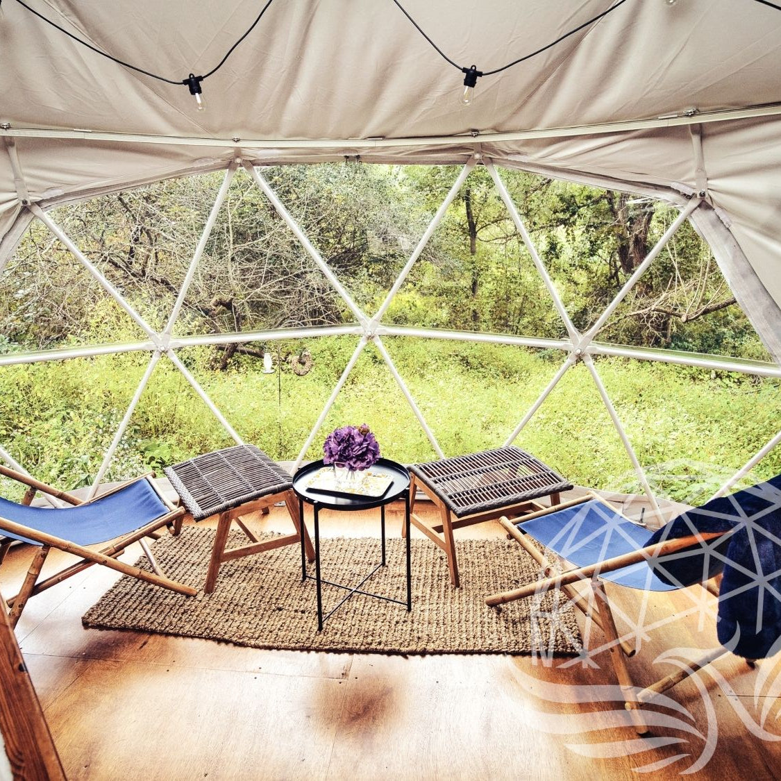 16ft / 5m / 210 sqft  All Season Glamping Dome