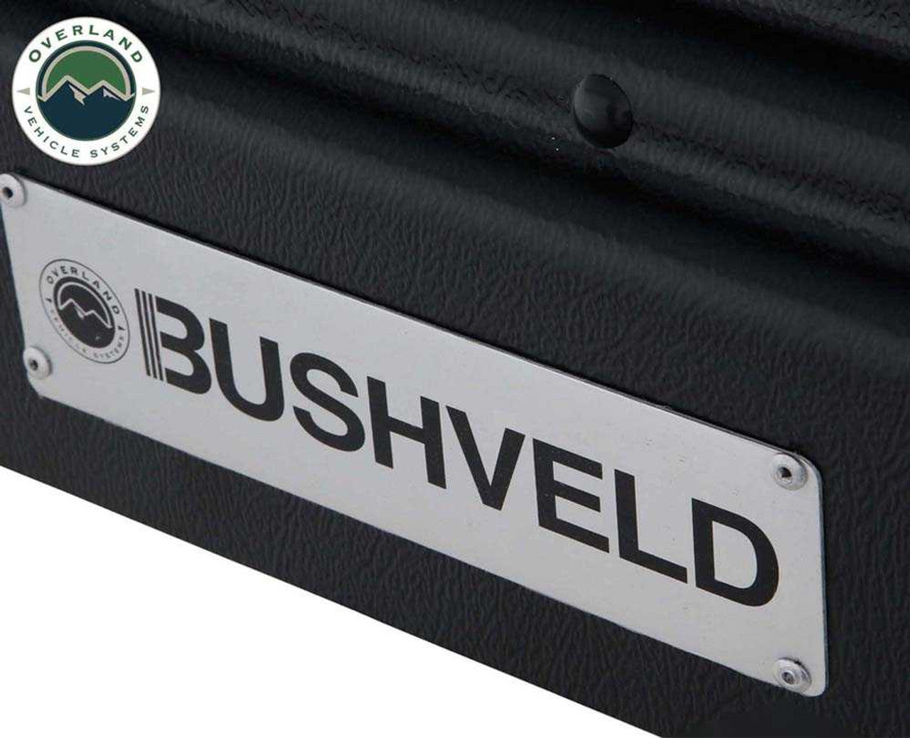 HD Bushveld IV - 4 Person Cantilever Hard Shell Rooftop Tent Grey Body & Tan Rainfly