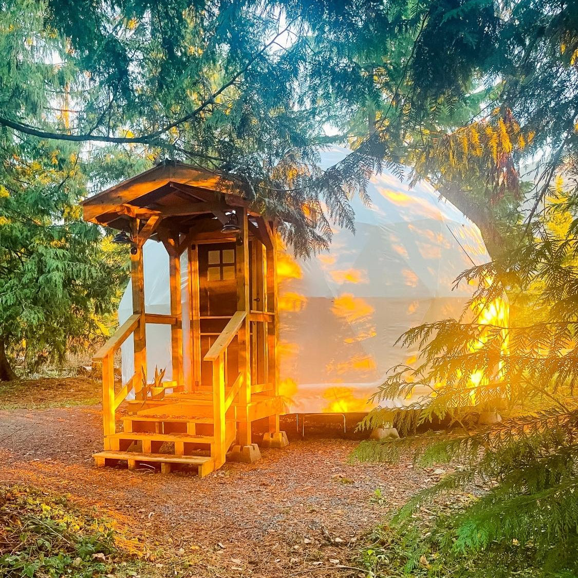 23 ft / 7m / 400 sqft All Season Glamping Dome