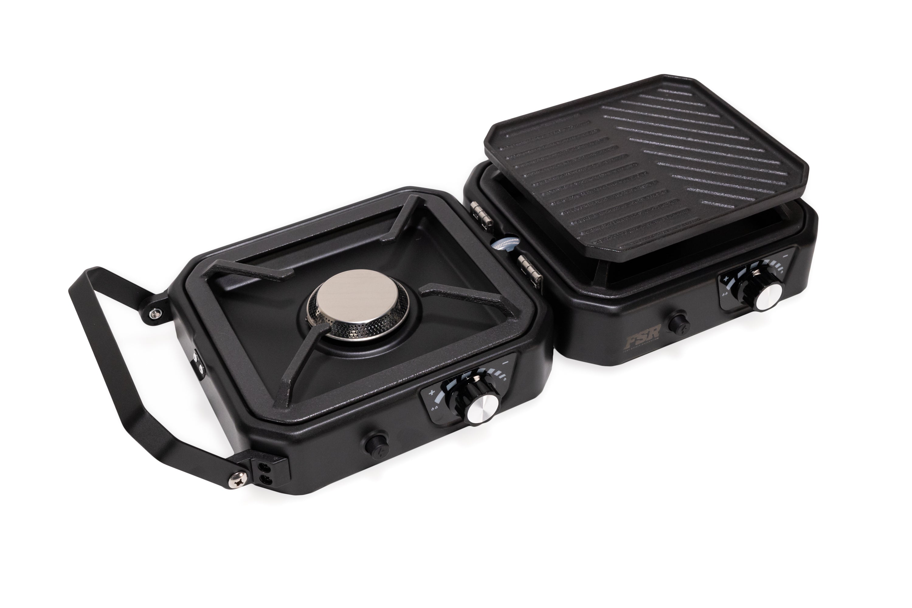 FreeSpirit Portable 2 Burner Camp Stove & Wind Screen
